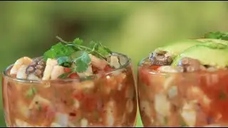 CÓCTEL DE MARISCOS VUELVE A LA VIDA  combinación especial!!