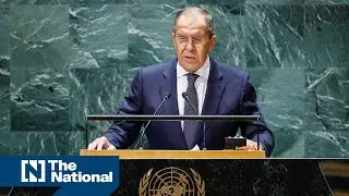 Sergei Lavrov blasts US and allies in UN General Assembly speech