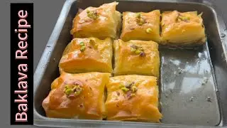 Baklava Recipe &mdash; Middle Eastern Popular Dessert | Homemade Baklava Recipe |