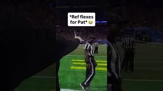 The ref flexed for Pat 😭🔥