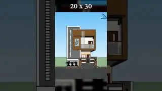 20 feet Front Elevation Design #shorts #ytshorts