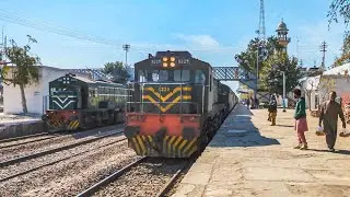 One train is waiting for other train to arrive| Express train arrival | #viral #train #trending #fyp