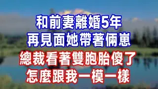 和前妻離婚5年，再見面她帶著倆崽，總裁看著雙胞胎傻了，怎麼跟我一模一樣！#人生感悟 #故事分享 #感情 #正能量 #故事頻道 #打脸