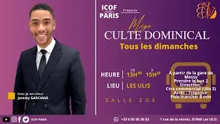 La puissance de Dieu&nbsp; - Berger Jeremy G. - Culte dominical ICOF Paris -03/10/21