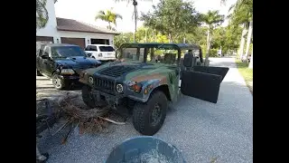 Installing a Bazooka sound bar on my Hummer Hmwv M998