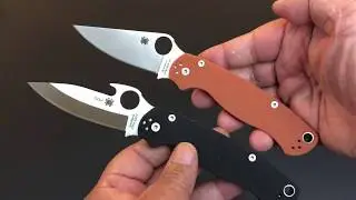 Spyderco ParaMilitary 2 with Emerson Opener!  The Knife of the Day!