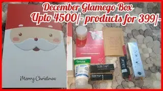 Unboxing | 2018 December Glamego Box | Refill up to 4500/- products for 399/- | Ruby's Lovely World