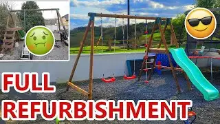 Swing Set, Slide and See Saw Full Restoration, Refurbishment and Reclamation