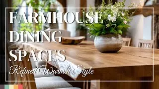 Farmhouse Dining Spaces with Refined Warmth 🍞 Classic Styling That Feels Inviting and Polished