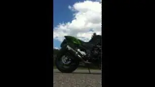 Kawasaki Z750R Leovince Slip-on sound (HD)