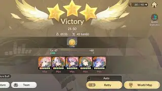 [Seven Knights Rebirth] Freyja debuts on Normal 21-50 to complete all 3*