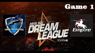 Vega vs Empire, DreamLeague Season 4(без комментариев)