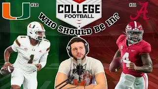 BAMA IN & MIAMI OUT🚨 | CFP Rankings Rant🚨 | Committee Get It Right?