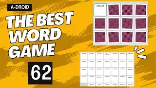 The best word game 62, Spoken English Vocabulary word game,  Memory, Matching and Scramble games