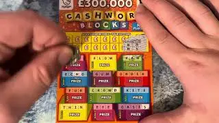The new &pound;3 pound cash word scratchcard series 3 like comment below subscribe