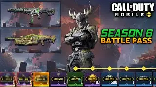 Season 6 Battle Pass All Rewards Leak Codm || Season 6 Cod Mobile 2023 || Season 6 Codm Leaks 2023