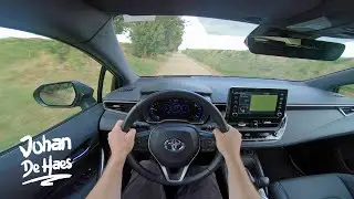 2020 TOYOTA COROLLA HATCHBACK HYBRID POV TEST DRIVE