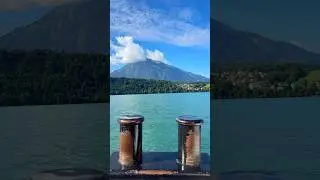 Beautiful Boat Trip on Lake Thun 🤩 #switzerland #youtubeshorts #nature