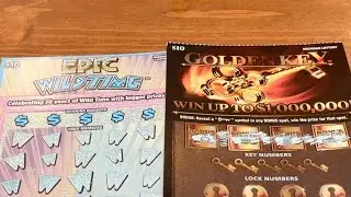 I want a Cadillac 💥💥 Golden Key 💥 Epic Wildtime 💥 Michigan Scratch off Ticket 
