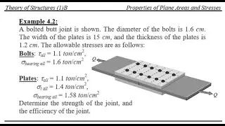 Shear Stress - Failure of bolted connections - Eng. Eslam Abd El-Nabi