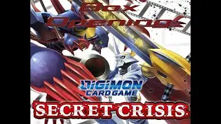 Digimon BT17 Secret Crisis Box opening
