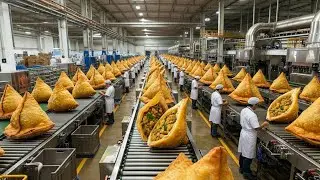 Inside the Samosa Factory | Mass Production of Crispy Samosas | How It's Made