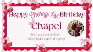 Chapels Birthday message