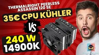 35€ CPU Luft Kühler vs Intel i9 14900K