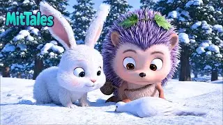 Kids 3D Animation | Mit & Bunny Rescue a Snow Dove 🕊️❄️ | Heartwarming Winter Story for Children