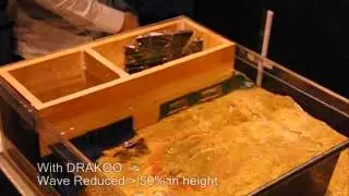 DRAKOO BREAKWATER IN ACTION (Model Test)