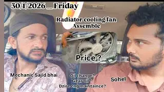 Radiator Cooling fan problem? Assemble change Swift Dzire cng type 3 price? Car maintenance? #taxi 