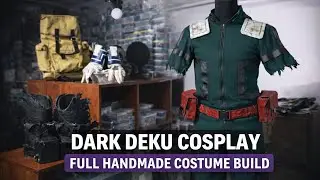 Dark Deku Cosplay – Full Handmade Costume Build ⚡ Start to Finish