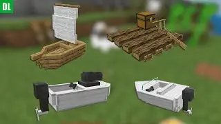 Minimalist Boats Addon MCPE | Minecraft Pe / Bedrock