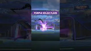 PURPLE SOLAR FLARE Goal Explosion in Rocket League ITEM SHOP #shorts