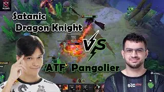 Satanic Dragon Knight VS ATF Pangolier. #dota2