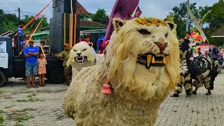SERU CAN MACANAN SINGO RAUNG DAN DRUMBAND AL AZHAR DI SUMBER ANOM