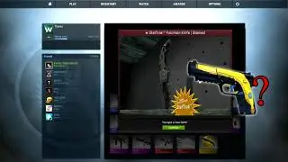CSGO LAMEST KNIFE UNBOXING REACTION EVER!! Very funny xD
