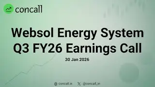 Websol Energy System Q3 FY26 Earnings Conference Call | Concall.in