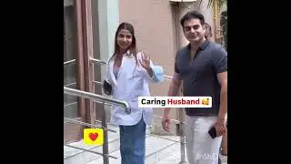 Bollywood beautiful Couple Makeup artists Shura khan & Caring husband Arbaaz khan & beautiful #viral