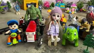 देखो बच्चो खिलौने का छोटा सा गाँव || Best toy video ||