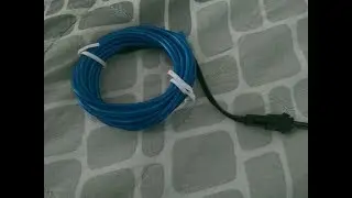 Neon EL Wire Glow String Light  - 3M BLUE - Gearbest