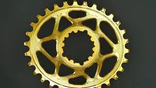 Absolute Black Oval Direct Mount Chainring for SRAM - REAL WEIGHT!