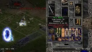 Diablo 2 - Immortal King's Pillar Drop - Holy Grail (255 out of 502)