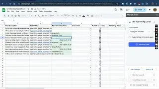 How to publish social media posts directly from Google Sheets