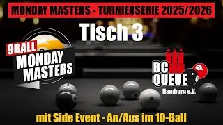 Tisch 3 - 19.01.26 - Monday Masters - Turnierserie 2025/2026