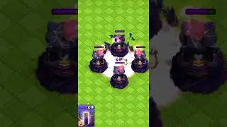 Max Wizard Tower vs Bat Spell | Clash of Clans