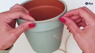 DIY Rustic Painted Pot &ndash; Make Your Flowers Stand Out With a Beautiful Pot