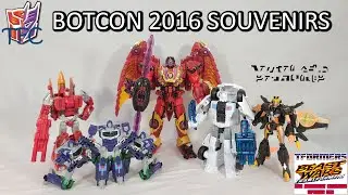 Обзор Трансформеров: BotCon 2016 Мегатрон, Эйрэйзор, Рэтчет, Террорсар и Рефлектор