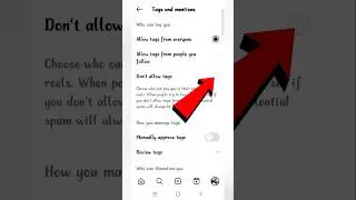 Kya Kare Instagram Par Koi Tag Na Kar Paye | Don't Allow Tag On Instagram | #sorts #viral #tech