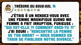 Furieuse, J'ai Fait Irruption Au Café. Mais La Panique M'a Saisie En La Reconnaissant.